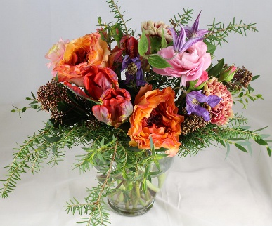 Small Seasonal Arrangement  |  Toronto best florist Periwinkle Flowers
